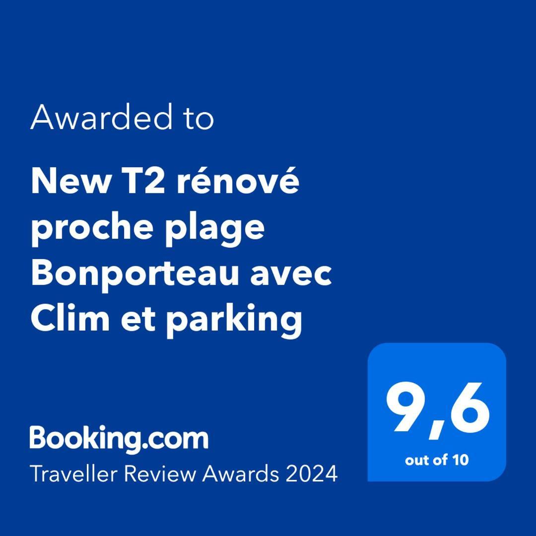 T2 Calme Proche Plage Bonporteau Avec Clim Et Parking Cavalaire-sur-Mer Zewnętrze zdjęcie